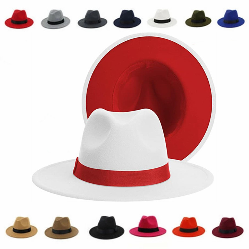 Women Winter Classic Patchwork - огляд і ціна Fedora Hat Wool