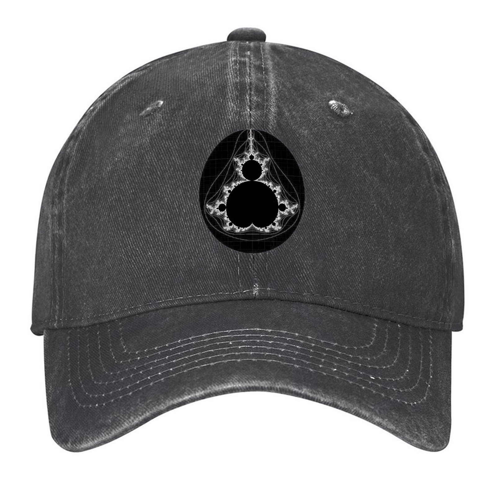 White - Linear Mandelbrot Base - огляд і ціна Golf Cap Dad