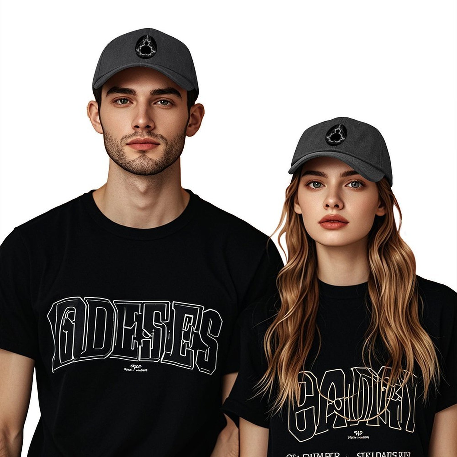 White - Linear Mandelbrot Base - огляд і ціна Golf Cap Dad