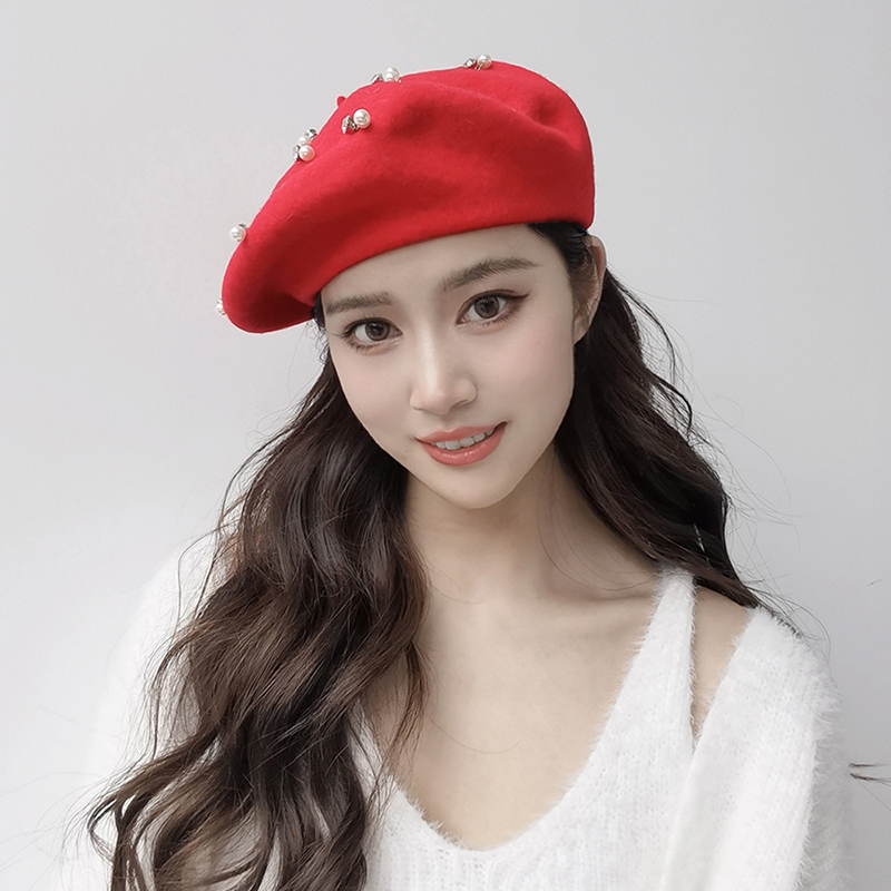 Trendy Winter Wool Beret Pearl - огляд і ціна Beret French Wool