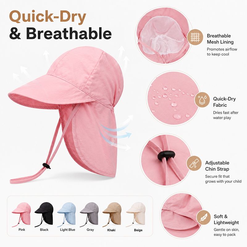 Quick Dry Baby Hats Summer Thi - огляд і ціна Running Cap Lightweight
