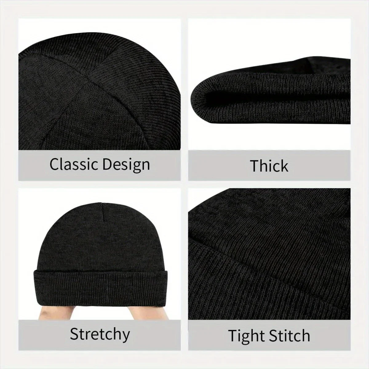 2026 New Unisex Rib Knit Cuffe - огляд і ціна Beanie Cuffed Knit