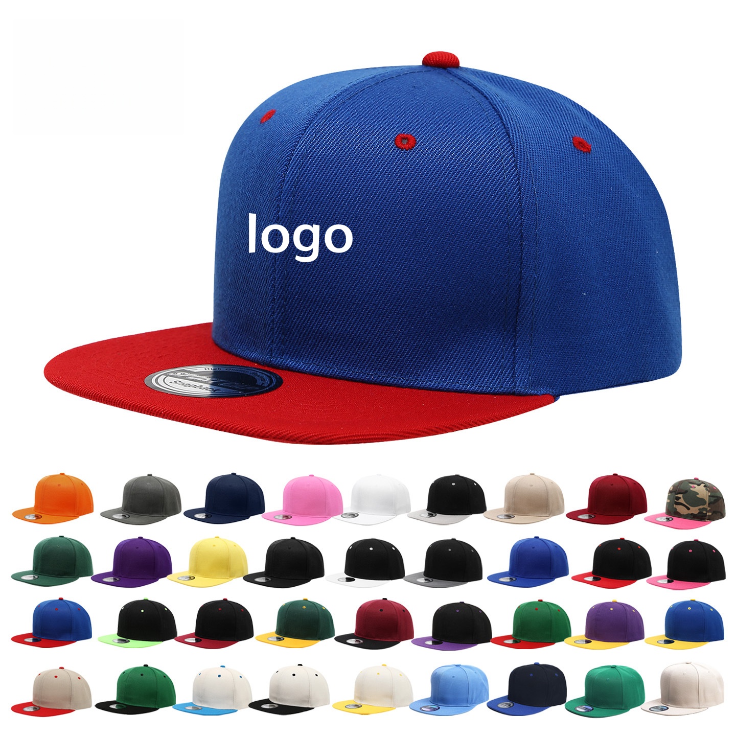 Custom Logo Snapback Caps Men  - огляд і ціна Snapback Hat Flat