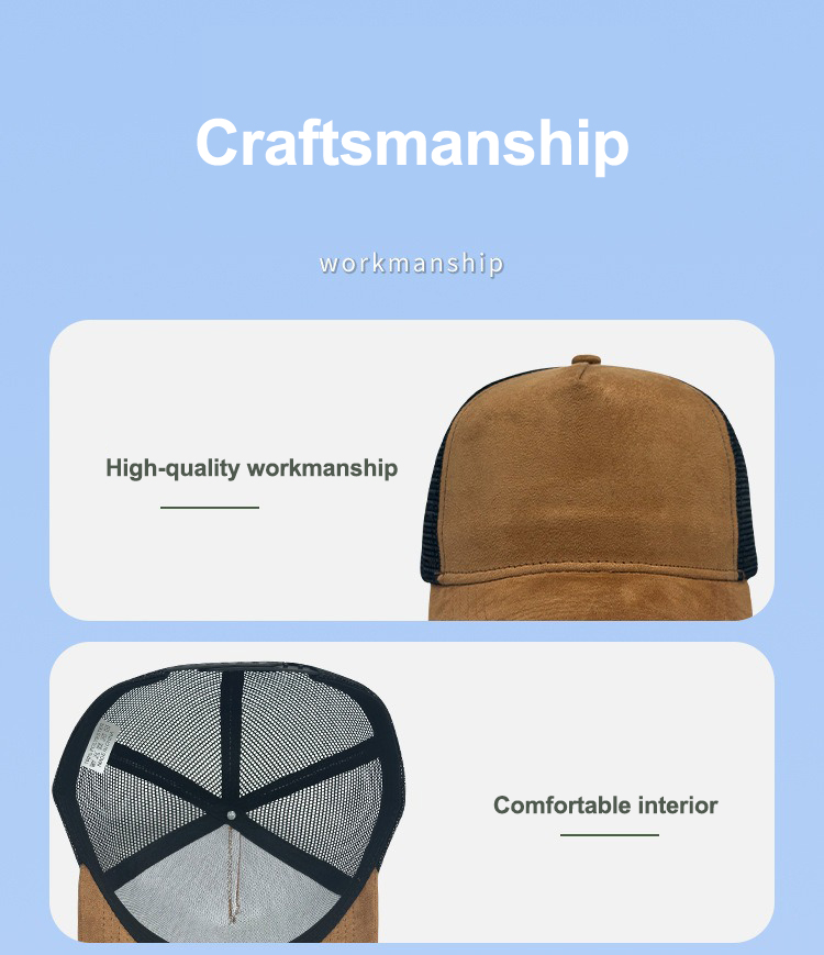 Suede Mesh Baseball Cap Men Ca - огляд і ціна Trucker Cap Mesh