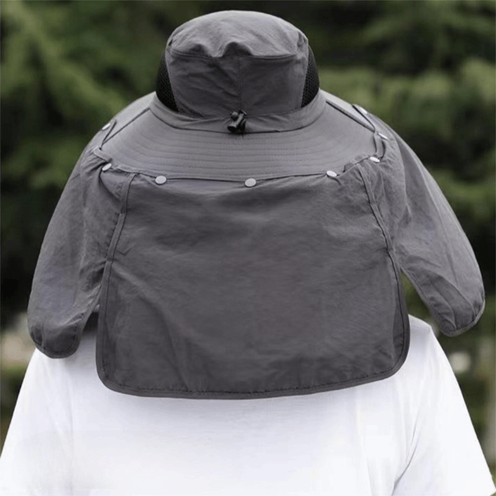 Removable Cloth Men Sun Hat Bi - огляд і ціна Visor Sun Hat