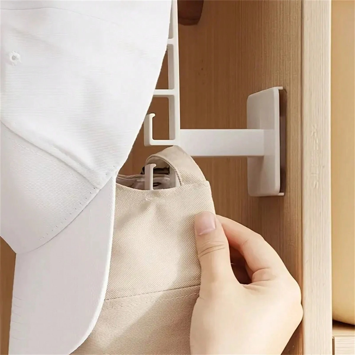 1/2/4Pcs Punch Free Hat Hanger - огляд і ціна Baseball Cap Structured