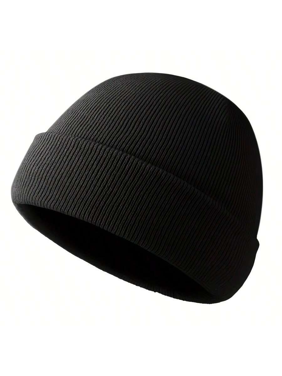 Soft Warm Knit Beanie Hat For  - огляд і ціна Beanie Cuffed Knit